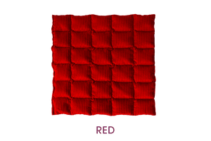 square wheatbag red